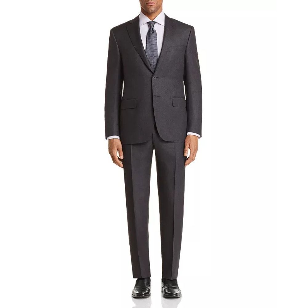 CANALI Charcoal Lightweight Wool Suit