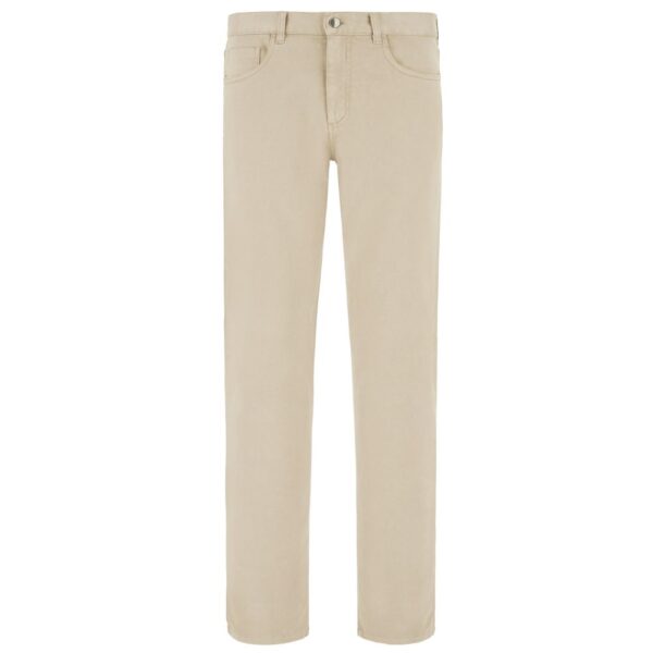 CANALI Sand Cotton Regular Fit Jeans