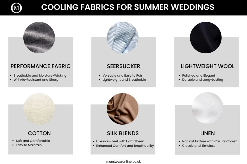 COOLING FABRICS FOR SUMMER WEDDINGS