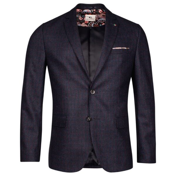 Giordano Blue Black and Purple Check Blazer