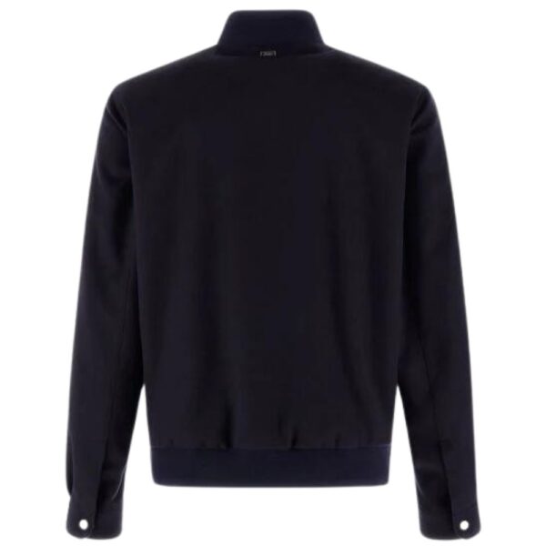 HERNO Navy Cashmere Bomber Jacket 7