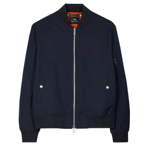 Paul Smith Navy Zip Bomber Jacket