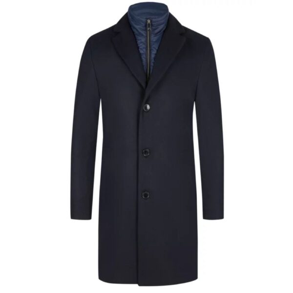 Roy Robson Navy Overcoat