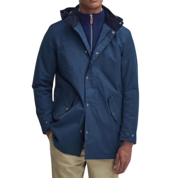 BARBOUR Navy Chelsea Waterproof Mac 1