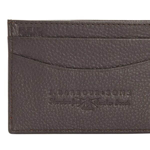 Barbour Amble Leather Brown Card holder 4