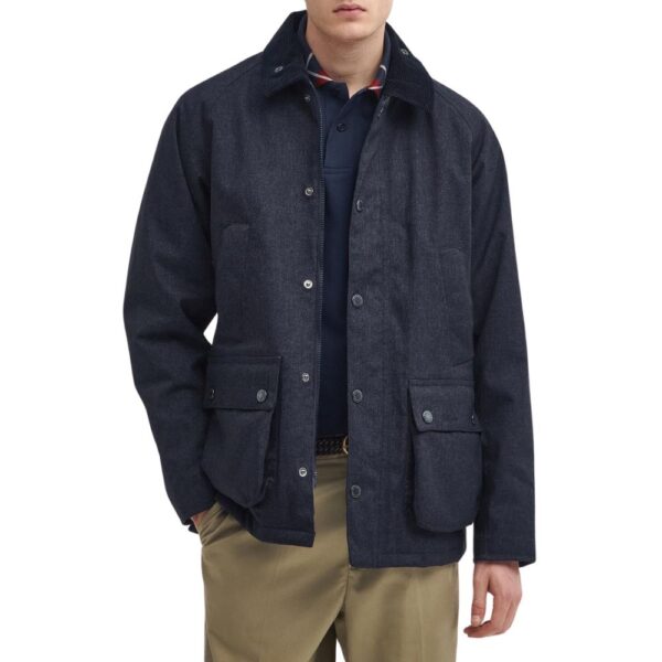 Barbour Navy Winter Bedale Waterproof Jacket