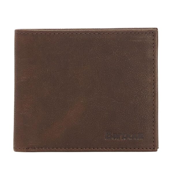 Barbour Padbury Billfold Dark Brown Wallet 1