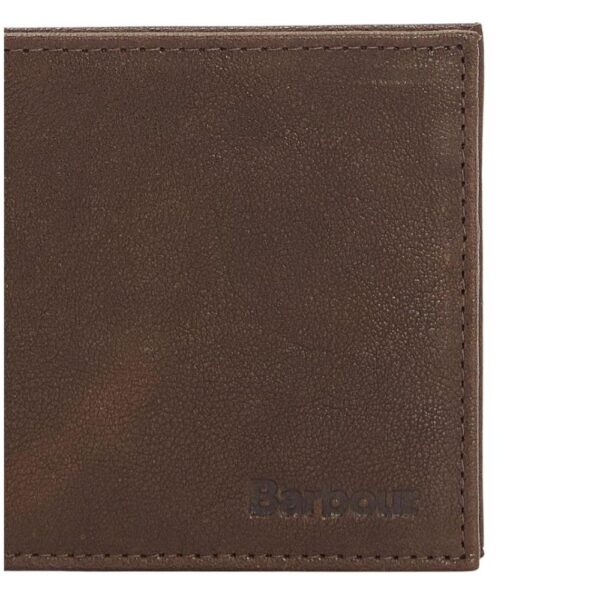 Barbour Padbury Billfold Dark Brown Wallet 2 1