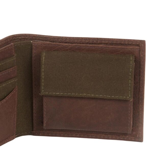 Barbour Padbury Billfold Dark Brown Wallet 3