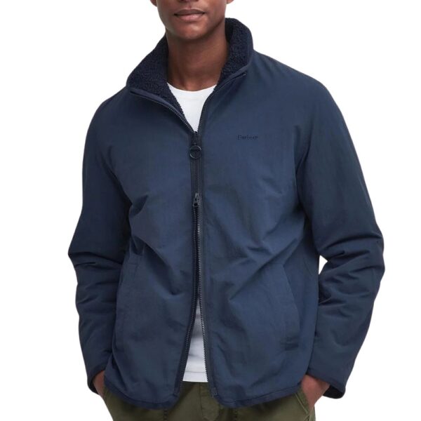 Barbour Reverse Fleece In Navy