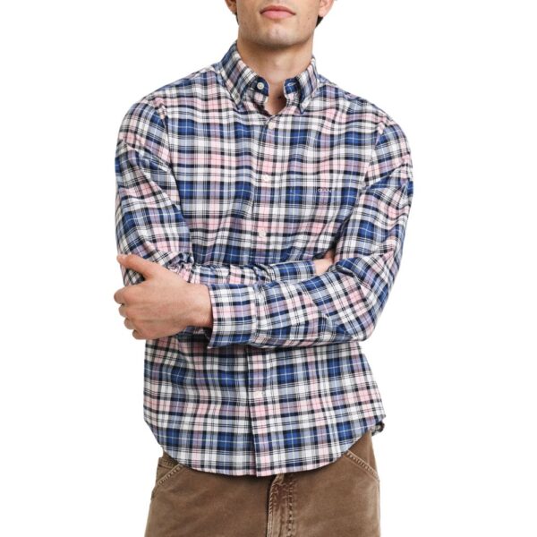 GANT Regular Fit Checked Archive Oxford Shirt front