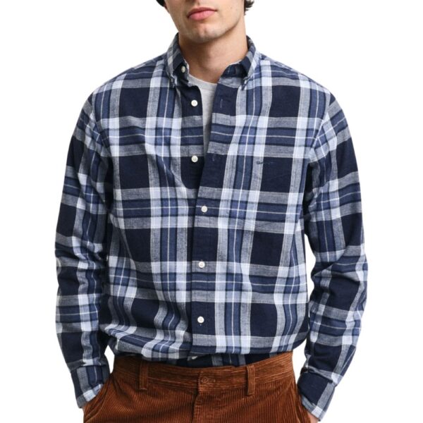 GANT Regular Fit Tartan Melange Checked Shirt