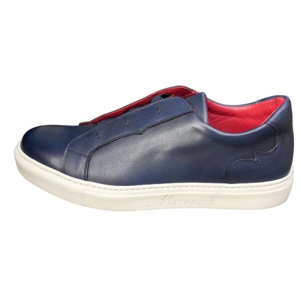 Jeffery West Apollo Toledo Laceless Dark Blue Trainers 1