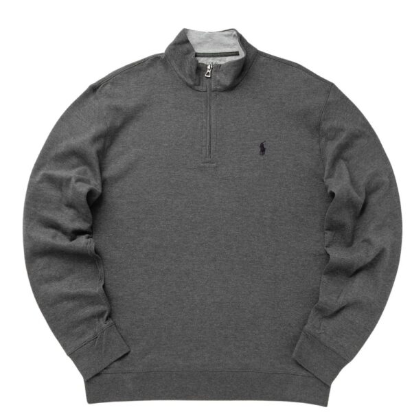 Polo Ralph Lauren Classic Dark Grey Half Zip Sweatshirt