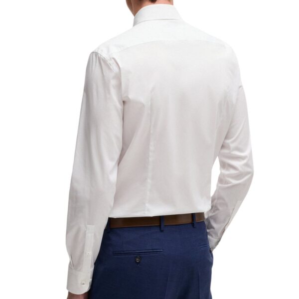 BOSS Hank Slim Fit Shirt in Easy Iron Stretch Cotton Poplin 1