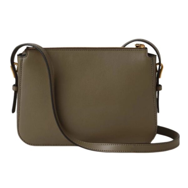 Mulberry Clovelly Pouch Linen Green 2