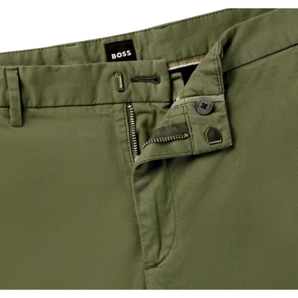 BOSS Slim Fit Kaito Light Green Chinos 2