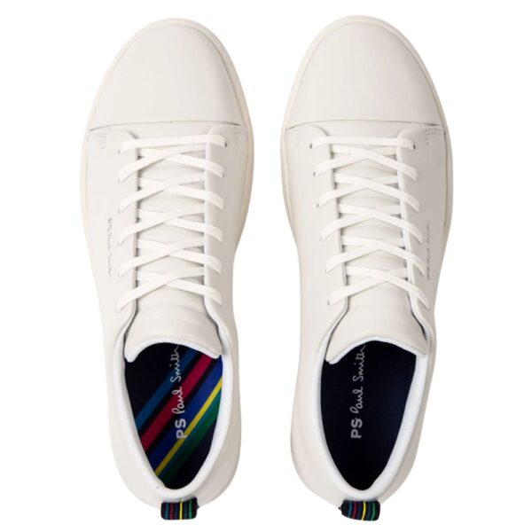 Paul Smith White Leather 'Lee' Trainers - Image 2