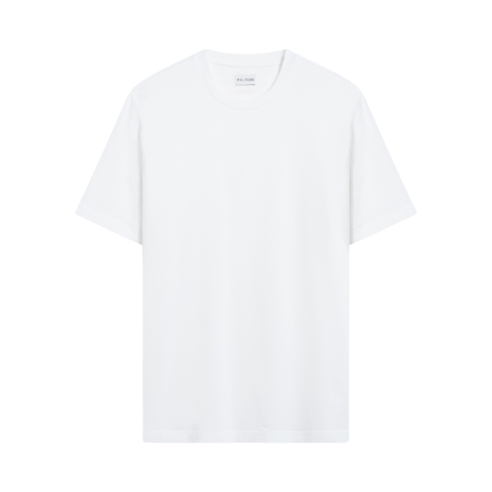 Pal Zileri Mercerized Cotton White T Shirt